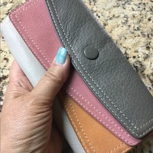 Fossil Fifty Four Plush Leather Wallet